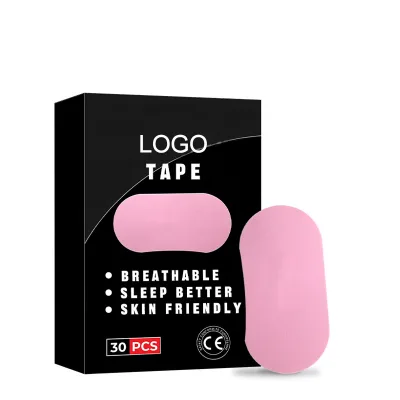 Stop Snoring Treatments Stickers Night Sleeping Mouth Sticker for Snoring Sleep Patch for Kids Custom Logo Nylon Mouth Tape