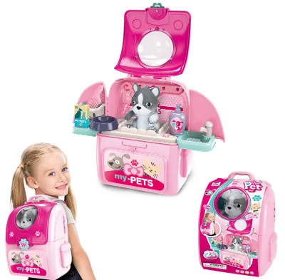 Small Miniature Kids Educational Kitchen Toys Set 2023 Portable Play DIY ABS Plastic Cooking Toy