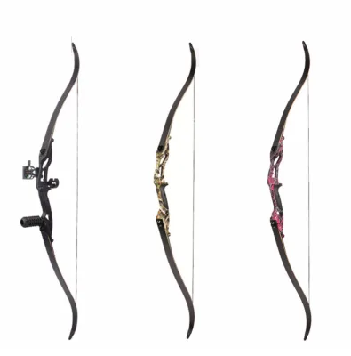 56 Inches Carbon Recurve Hunting Bow 30-50lbs Draw Weight FPS170-190 Hunting Shooting Archery Arrow Accessory