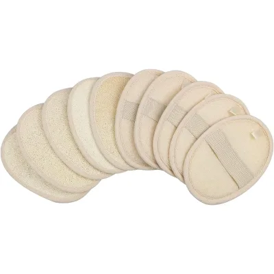 100% Natural Exfoliating Loofah Luffa Pads Sponge Loofa Scrubber Brush Skin Bath Spa Shower,Organic Loofah,dead Skin Remover