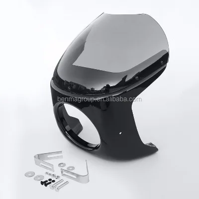 Universal 7 Inch Motorbike Motorcycle Retro Cafe Racer Style Headlight Fairing for Customs