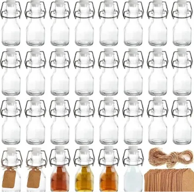 Modern 8oz 250ml Clear Glass Handle Bottles Empty Maple Syrup Containers for Kitchen or Travel