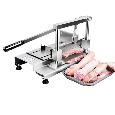 Hot Selling Hand Operated Guillotine Cutting Trotters Cutters Band Saw Machine Meat Bone