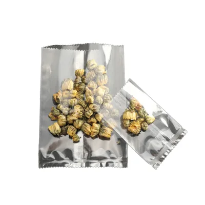 clear  Frosted Flat Opp Cpp Back Sealing Bag for Cake Sugar Snack Packaging Bags