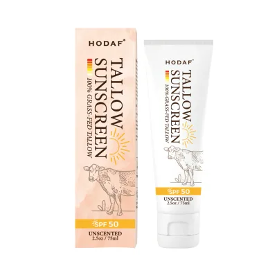 Non-Greasy Tallow Sunscreen for a Smooth and Protected Skin Feel