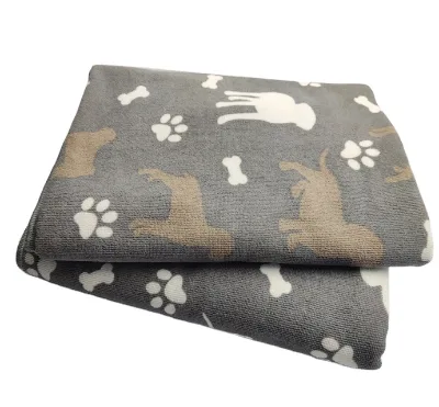 Microfiber Pet Dog Cat Wrapper Towel, Dog Cat Washing Towel Microfiber