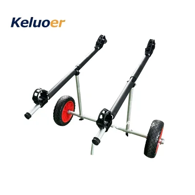 Multifunctional PVC Inflatable Boat Carrier Trolley Paddle Accessory Universal Water Biking Kayak Trolley Cart for Single