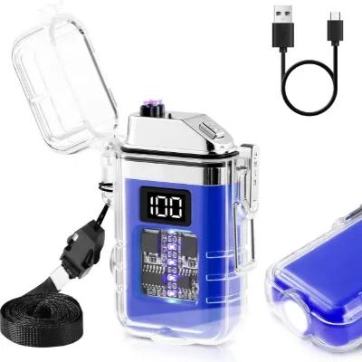 Johold Outdoor Camping Type-C Charging Plasma Lighter Rechargeable Lighter Electric Arc Lighter