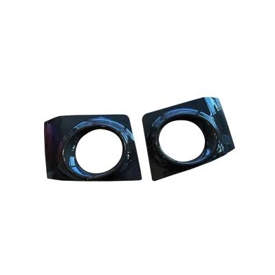 Elegant Motorsport Carbon Fiber Fog Light Cover Stylish Driving Lights Cover