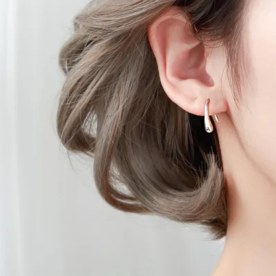 925 Silver Hot Sale Fashion Simple and Personalized Stud Earrings Women