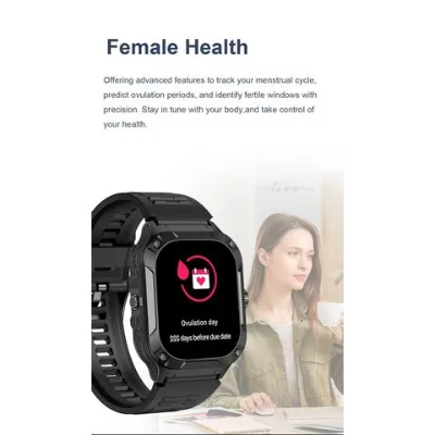 Outdoor sports smartwatch GPS tracking wireless charging