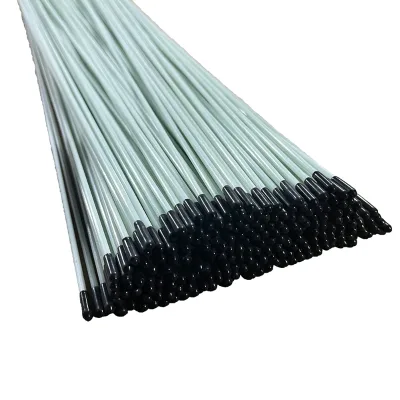 Frp 5mm 6mm 7mm 8mm 9mm 10mm Fiberglass Rod With Vinyl End Caps for Worhip Flag Pole
