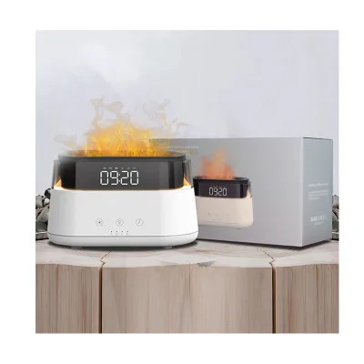 New Products Clock Pretty Design Portable Industrial Oli Ultrasonic Humificador Humidifier Aroma Oil Diffuser
