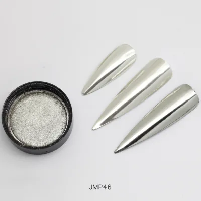 JMP46 Series Chrome Nail Loose Powder Metallic Mirror Pigment Holographic Glitter Effect Rose Gold Silver Champagne DIY Nails