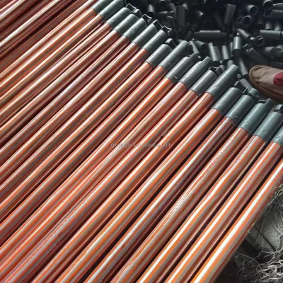 Factory Supply Broomstick Eucalyptus Wood Handle PVC Covered Wooden Broom Stick Plastic Cap Broom Wooden Stick