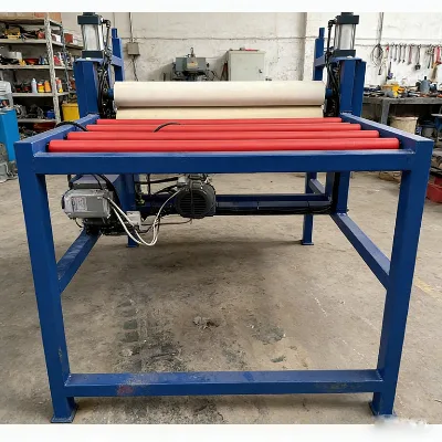 High Quality 1.1kw Horizontal Glass Protective Film Coating Machine Heavy Equipment Crystal Steel Door Laminating Machine