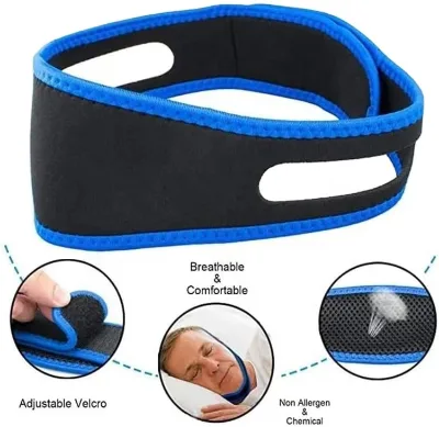 OEM Anti Snoring Triangle Adjustable Stop Snoring Chin Strap Anti Snore Chin Strap Neoprene Chin