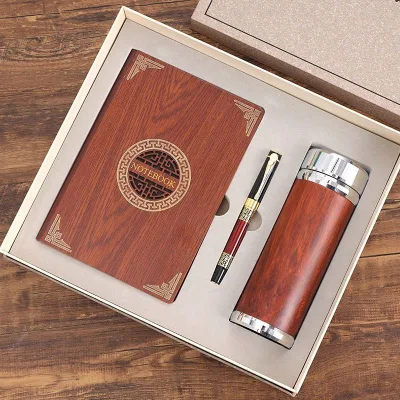 Bamboo Corporate Gifts Eco Friendly Diaries Executive Bamboo Notebooks Set With Pen and Usb Pen Innovative Corporate  Gifts