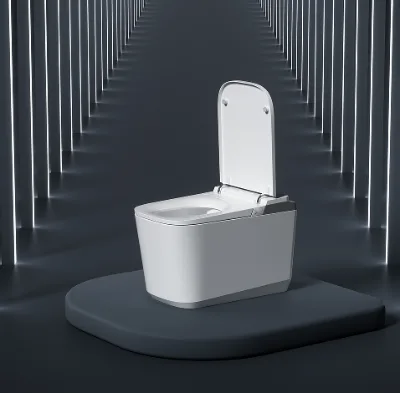 Smart Toilet with Heated Seat square Design Smart Factory OEM Sale