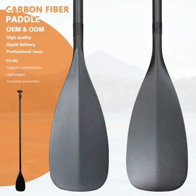 Adjustable Super Lightweight Carbon Fiber SUP Paddle for Water Sports Customizable Logo for Dragon Boat Kayak Board Surfing