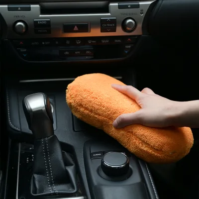 Factory Customized High-quality Cleaning Brush Microfiber Car Cleaning Sponge Multi-functional Brush for Outdoor and Indoor
