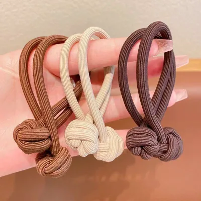 Simplicity Stretch Rubber Hair Ties for Women High Elasticity Fashion Girl Head Rope Scrunchie Hair Accessories