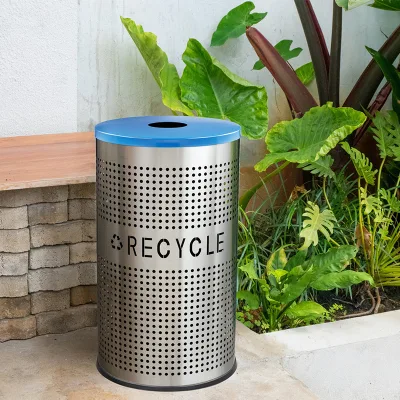 Stainless Steel Dustbin for Restaurants Counter Top Dustbin Metal Trash CanManufacturer's High Quality Metal Waste Bin