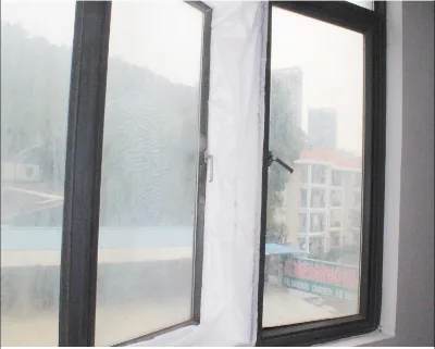 3m 4m 5.6m Size Window Seal Cloth for Air Conditioner With High Quality Waterproof and Zipper Lock Function