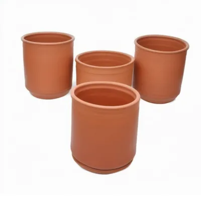 Terracotta Pottery Planter/European Style Frost-proof Big Terracotta Pot/ceramic Flower Pot Pottery Planter.garden Handmade Pot