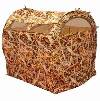 2 Door 4 Windows Pop Up Big Space Waterproof Hunting Camo Tent