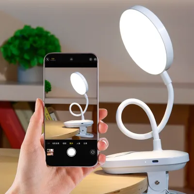 Reading Lamp Led Flexible Small Night Light Portable Usb Mini Reading Light Rechargeable Book Light Table Lamp