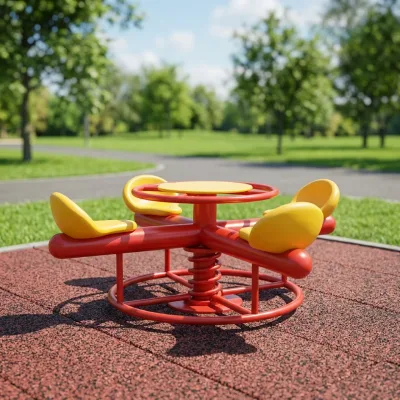 Custom Made Kids Rocking Seesaw Outdoor Playground Rocker Seesaw Safe Children Amusement Equipment for Park Kindergarten
