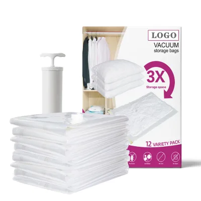 Factory Outlet Space Saver Plastic Giant Vacuum Bags Reusable Waterproof Vacuum Compression Bag With Hand Pump