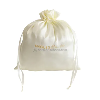 High Quality Silk Jewelry Box Gift Pouch Packaging Drawstring Satin Dust Bag