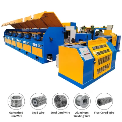 High Speed Automatic Pulley Type Wire Drawing Machine Motor Bearing for Drawing Low-Carbon Steel Wire Make Nails/Fence 12m/s