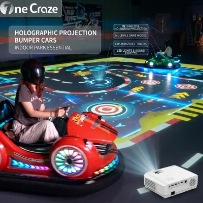 Commercial Indoor Inflatable AR Bumper Cars Immersive Projection Positioning Technology for Kids and Adults Amusement Park
