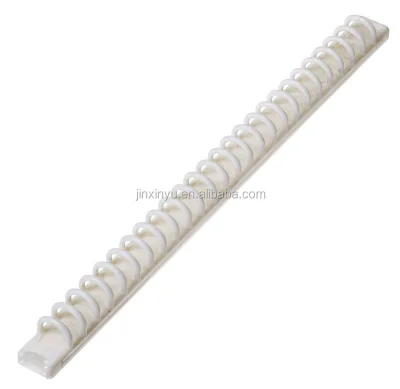 30-Ring Plastic Slide Binder with Folder Clips Easy-to-Use Office Supply