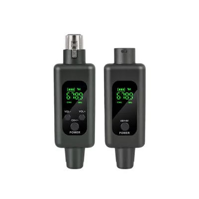 Professional Wired to Wireless Conversion Microphone System Guitar Amplifier Receiver Microphone Musical Instrument Accessories