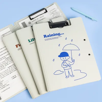 Hardboard Clip Board Double Clips Customized Logo A3 Clipboard File Folder for Office School Bulk Types of Clipboards