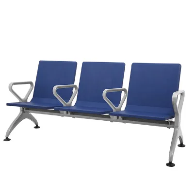 Hospital 3 4 5 Seater Waiting Chair Bank High Backrest Clinic Bench Seat Airport Station Visitor Room Public Funiture Chairs