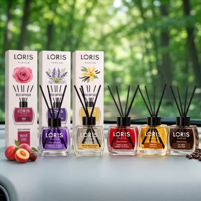 Wholesale 120ml Reed Diffuser 14 Kinds Fruit Scent Home Aroma Air Freshener With Gift Box for Household Hotel Decoration