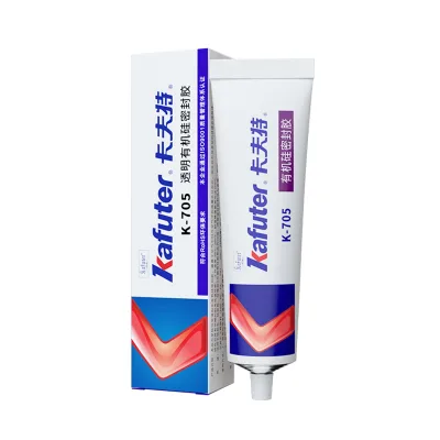 YJJ293 Kafuter K-705 Transparent RTV Silicone Sealant Electronic Potting Insulating Adhesive for PCB Protection