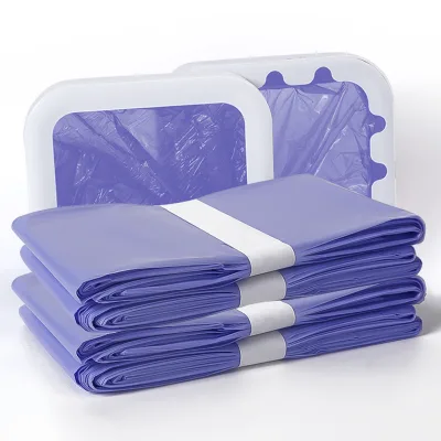 Factory-Supplied Disposable Smart Trash Liners Universal Refills for Kitchen, Bedroom & Diaper Pail Use
