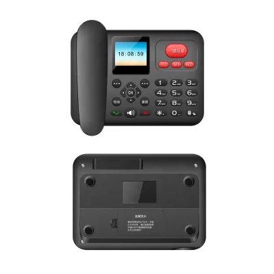 Home Offices Digital Cordless FDD/TDD GSM 4G WiFi LTE VoLTE Wireless Desktop Phone SIM SD Card SMS Redial SOS Button Model
