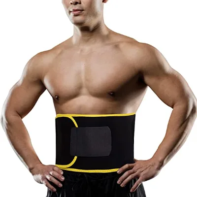 Custom  Slimming Tummy Stomach Belt  Sauna Weight Loss Waist Trimmer Sweat Bands Belt for Women Men