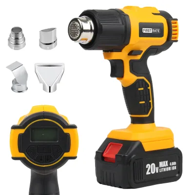 18V Cordless Heat Gun Lithium Battery Phone Repair Cordless Heat Gun Puhelimen Korjaus Hot Air Gun for Crafts Shrinking PVC