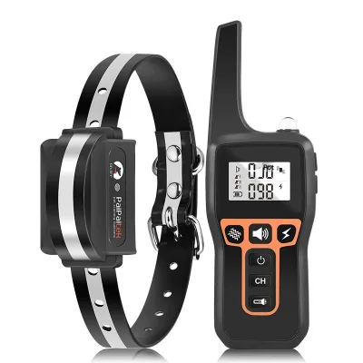 Directly Supplied Manufacturer Remote-controlled Dog Training Device Bark Stopper Electronic Dog Training Collar Patented Design