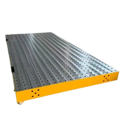 Haoxinran Cast Iron 3D Welding Table with T-Slot Heavy Duty Modular Workbench D28 Hole System Custom Sizes for Safe Fabrication