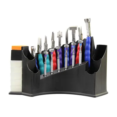 Optometry Tool Set with Anti-Slip Stainless Steel Glasses Pliers Optical Eyewear Maintenance Toolset