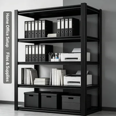 Sturdy Customizable Steel Shelving Metal Garage Shelves Anti Rust Frame for Garage Tools Automotive Accessory Storage Purpose